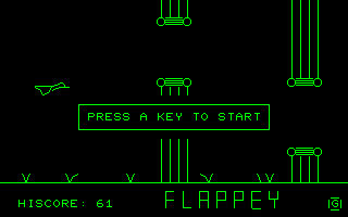 Flappey - Startbildschirm