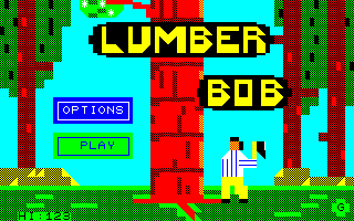 Lumber Bob - Start screen