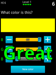 Colortrainer screen